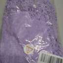 BGFKS Baby Girl Tutu Dress Elegant Lace Pom Pom Flutter Sleeve with Flower Headband Set (2T, Purple)