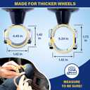 Top Life Steering Wheel Knob for Tractor, Truck, and Car, XL Size Suicide Knob for Thick Steering Wheels, Universal Non-Slip Spinner for Heavy Duty, Vans, Pickup Trucks, Semi, Forklifts, Mowers, Boats