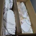 6 Pack Teepee Tent for Kids [Thickened] with Light String and Inflatable Airbed, Slumber Party Tents, Sleepover Tents Party for Girls Boys Indoor Outdoor (White)