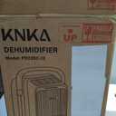 KNKA 2500 Ft² Max 34 Pints Dehumidifier for Basement with Drain Hose, White
Dehumidifiers for Home, Bedroom, Bathroom, Large Room, Three Modes, Intelligent Humidity Control, Dry Clothes, 24HR Timer