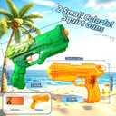 2IN1 Water Guns for Kids Adults 318/180CC Water Gun, Super Soaker Water Gun Squirt Gun for Boys Girls, High Capacity Long Range Summer Water Blaster Toy for Swimming Pool Beach Backyard Outdoor Play