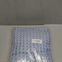 Bedsure Cooling Cotton Waffle Queen Size Blanket - Lightweight Breathable Summer Blanket of Rayon Derived from Bamboo for Hot Sleepers, Luxury Throws for Bed, Couch and Sofa, Fog Blue, 90x90 Inches