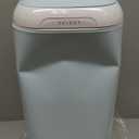 Diaper Genie Select Pail (Blue) is Made of Durable Stainless Steel and Includes 1 Starter Square Refill That can Hold up to 165 Newborn-Sized Diapers.