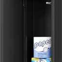 Neodrain Black Recessed Toilet Paper Holder in Wall Tissue Holder, 304 Stainless Steel Tissue Paper Holder with Dispense and Storage for Bathroom(Matte Black)