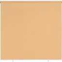 CICADA SPEECH Outdoor Roller Shade Roll Up Shade Cloth Patio Blinds for Deck Porch Balcony Backyard (7.5' W X 6' L), Wheat