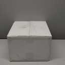 bUCLA 12 Pack White Plastic Serving Bowls - 54 OZ Angled Table Salad and Fruit Bowls Disposable for Chip&Candy - Ideal for Party & Wedding