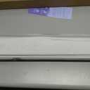 No Tools No Drill Blackout Roman Shades, White, 30.5" W × 48" H