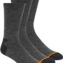 Weatherproof Men's Pair of 3 Crew Socks (Charcoal)
