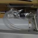 GAGALIFE Built in Sink Soap Dispenser or Lotion Dispenser for Kitchen Sink, Chrome ABS Pump Head, with 17 Ounce Large PET Soap Bottle