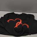 LHBNK Valentines Sweatshirt Women Love Heart Shirts Pullover Long Sleeve Tops, Size 2XL