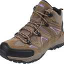 Northside Women's Snohomish Waterproof Hiking Boot (8, Tan/Periwinkle)