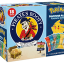 Pack of 3, Pirate's Booty Aged Chips White Cheddar Puffs Snack Multipack Pokemon - 9oz/18ct, BBD 01/26/26