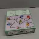 Vigdur Multicolor Outdoor String Lights with 10 Bulbs Connectable Waterproof, Indoor Outdoor Patio Light for Party Wedding Bedroom Cottagecore Decor (Culinan)