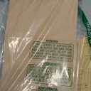 50 Pack Large Paper Bread Bags for Homemade Bread Sourdough Bags 14" x 8.3" x 3.5" with Tin Tie Tab Lock Clear Front Window Bakery Bag Packaging Cookie Bag with Label Seal Stickers