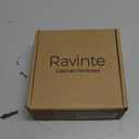 Ravinte 40 Pack Matte Black Kitchen Cabinet Knobs 1-1/4 Inch Round Drawer Pulls Flat Black Stainless Steel Drawer Handles Door Hardware for Dresser Cabinets