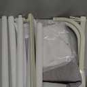 FAMILL Bed Rail for Toddlers with U-Shaped Base, Toddler Bed Rails, Bed Rails Suitable for Queen/King Size Mattress, Extra Length, Grey, 1 Piece, 78.7"