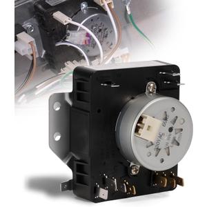 Upgraded Dryer Timer W10185982 Fit for Amana/Whirlpool/Admiral/Maytag/Crosley/Inglis/KitchenAid etc, 230V 60Hz, 