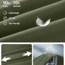 Men's Casual Cargo Pants Workout Sweatpants Joggers Stretch Hiking Drawstring Tactical Trousers (Green, M)