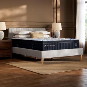 DreamCloud Premier 13" King Mattress - Luxury Hybrid Gel Memory Foam - 365 Night Trial - Fiberglass Free - Mattress in a Box - CertiPUR-US Certified
