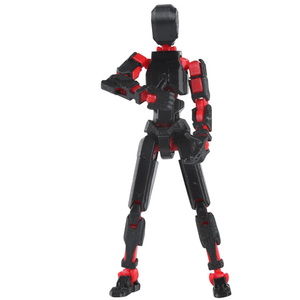 Generic Sixth Generation T13 Action Figure, 3D Printed Human Body Model, Lucky 13 Action Figure,Multi-Joint Movable Robot, PVC Model Full Body Mobile Robot Desktop Decoration