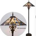 Tiffany Floor Lamp Stained Glass Mission Style 16X16X64 Inch