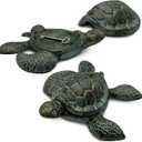Cast Iron Turtle Key Hider  Garden Outdoor Hidden Key Holder for Spare Keys, Durable Hide a Key