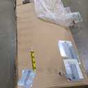 Sauder Palladia L Shaped Desk with Drawers, Office Desk with File Cabinet Storage, Cable Management, Keyboard Tray, in Glacier Oak Finish