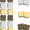 Magnetic Buttons Button Magnets Clasps Bag Closures Fastener Magnetic Snaps for Purses Handbag Clothing Sewing Craft, 15mm 3 Colors