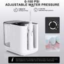 Upgraded Version 900ML Large Capacity Countertop Water Flosser, Aquarius Water Flosser Professional with UV Sanitizer Light, Oral Irrigator for Teeth, Gums, Braces, Dental Care