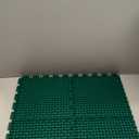 jxgzyy 24 PCS Basketball Court Tiles, 5/8 Inch Thick Modular Interlocking Outdoor Floor Tiles Over Grass, Non Slip PP Drainage Mat for Tennis Court Drain Deck Pool Patio Shower Garage Balcony