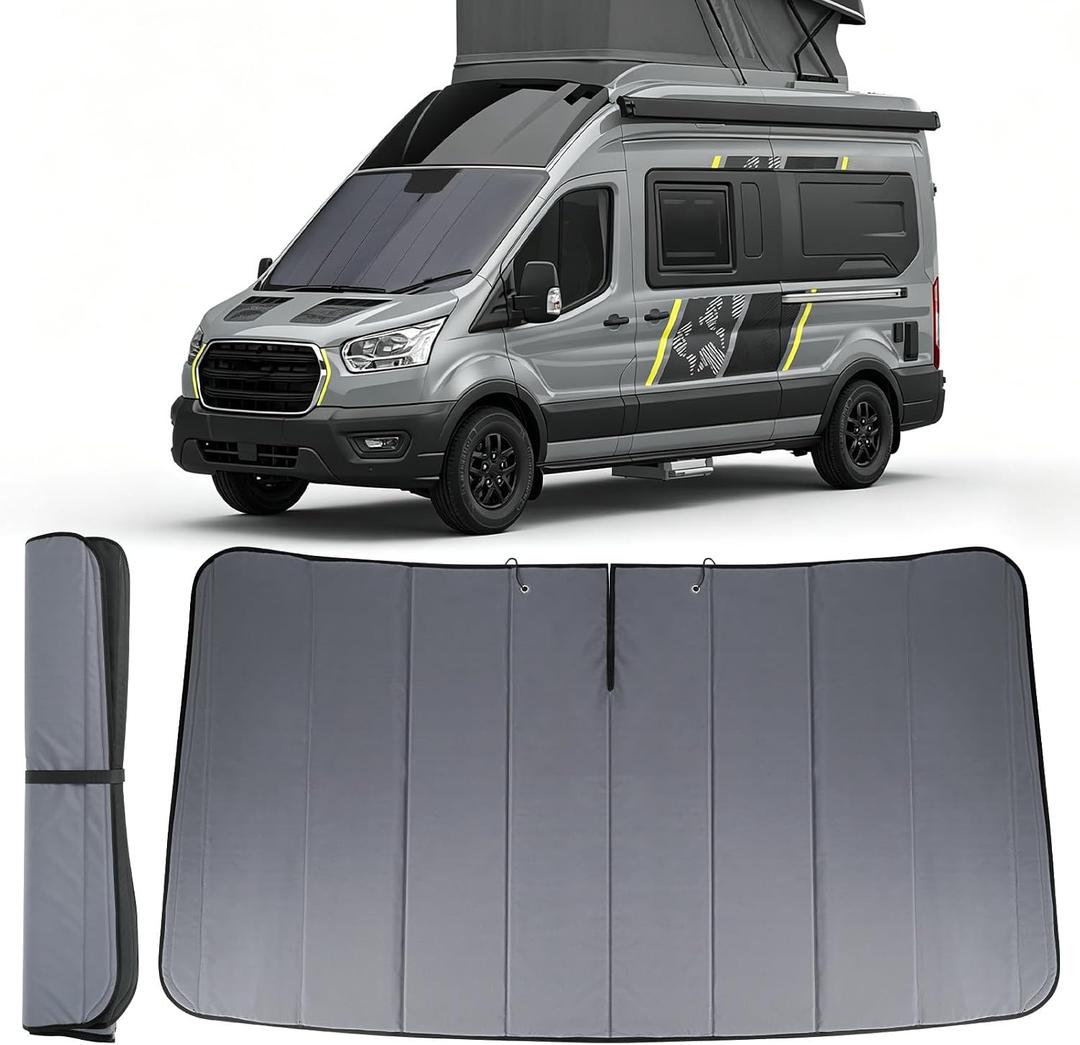 Front Windshield Cover for Ford Transit 150 250 350 2015-2026