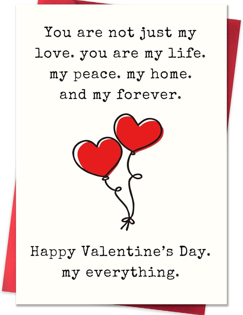 3 x IDU Valentines Day Card,Valentines Day Cards Gifts for Him Her,Valentines Day Card for Husband Wife Boyfriend Girlfriend Couples Men Women Fiance Fiancee