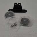 Nilight 2PCS Magnetic Base LED Light Bar Mounting Brackets, Powerful Sucker Holder for Straight Curved Side-Mounted Light Bar Mounting on Hood Roof, Black