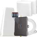 Cell Phone Booster for Home & Multi-Room, Up to 7000 Sq.Ft, Cell Phone Signal Booster for Band 5/12/13/17,Boost 5G 4G LTE 3G Data for All U.S. Carriers, FCC Approved