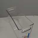 iDesign Slim Clear Plastic Bathroom Storage Bin, Tall Narrow Organizer for Lotions, Creams, and Toiletries