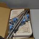 SPACECARE Mini Fridge Stand Mobile Roller, Adjustable Furniture Dolly with 4 Locking Wheels, Heavy Duty Washing Machine Base, Universal Appliance Pedestal for Dryer and Refrigerator- Off White (Ivory)