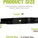 942-04416 High Lift Mower Blades for Cub Cadet 54" Deck GTX2154 Z-Force L54 LZ54 S54 SX54 M54 54 Inch Lawn Tractor Replace 02005018 01005337 2005018 Mower Blades 3 Pack