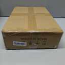 LOHASOK Bread Box for Kitchen Countertop Large Bread Box Farmhouse Bread Container Bread Storage with Window Bread Holder Black