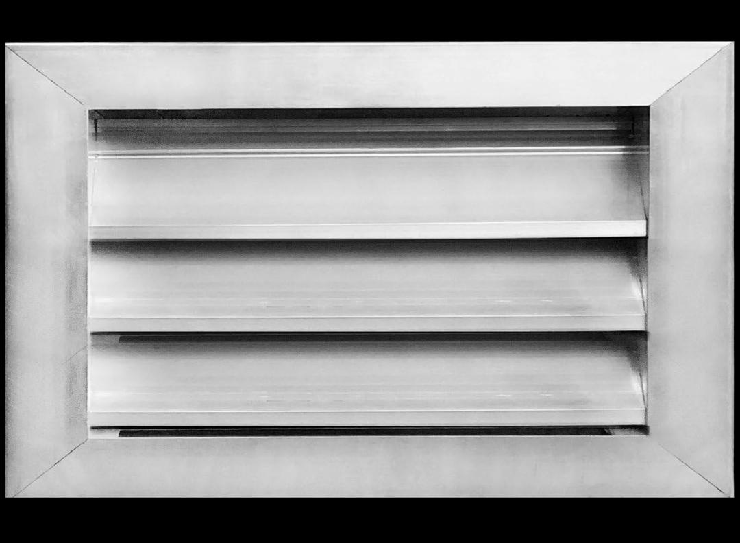 HVAC Premium 14"W x 6"H Aluminum Exterior Gable Louver Vent for Walls & Crawlspace - Weather-Resistant Air Grille with Screen Mesh - [Outer Dimensions 15.75"W x 7.75"H]