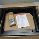 Tecmojo 12U Wall Mount Server Rack, Open Frame Network Rack for 19" Computer/AV/Data/IT/Media Equipment, 18" Depth, 16" Apart Mounting Holes, Swing Gate, Square and Tapped Holes