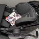 UPPAbaby Aria V2 Lightweight Infant Car Seat - Just Under 6 lbs - Base with Load Leg + Infant Insert + All-Weather FootCover Included - Direct Stroller Attachment - Jake (Charcoal/Black Leather), Manufactured date" 09-27-25