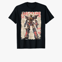 Hip Hop Y2K Vintage Hipster Edgy Urban Streetwear Robot T-Shirt, Size L
