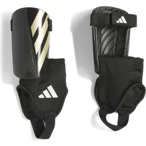 adidas Kids' Tiro Match Soccer Shin Guards (Large, Black/Gold Metallic/White)