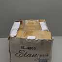 Elanze Designs 16-Piece Metallic Bubble Porcelain Ceramic Plates Bowls Mugs Dinnerware Set - Service for 4, Black With Silver Accents