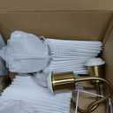 ADISUN Wall Sconces Sets of 2 RGB Battery Operated Wall Sconces for Bedroom Dresser Classic Golden Wall Lamp with Remote for Living Room Bathroom Dining Room Corridor Staircase (2 Bulbs Included)