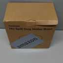 Heouvo 1 Gallon Large Dog Water Bowl No Spill,Anti Digging Lid & Rubber Bottom Spill Proof Dog Bowl, Anti Splash Mess Dripless Slow Drinking Stainless Steel Water for Sloppy Messy Drinkers Car (3.8L, Gray)