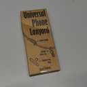 Universal Phone Lanyard, Anti-Theft Crossbody Strap for iPhone 17 Pro Max and Most Smartphones, Adjustable Cell Phone Neck Holder w/ 2 Non-Adhesive Tether Tabs for Men and Women, Teal/Gold