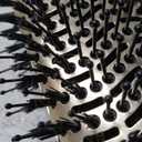 LANDOT Hair Blow Dryer Brush and Volumizer, One-Step Hot Air Brush for Drying, Straightening, Volumizing (Gold)