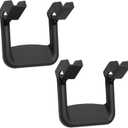 2Pcs Universal Black Aluminum Side Step Bars Replacement for Trucks from Chevy (Chevrolet), Ford, Toyota, GMC, Dodge RAM, Jeep Truck