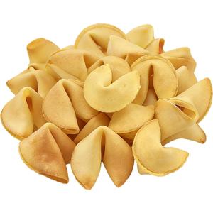 Soeos Fortune Cookies, Approx 96 Count, Vanilla Flavor, Fortune Cookies Individually Wrapped Bulk, Individually Packed Crisp Cookies with Fun, Traditional Chinese New Year Fortune Cookie